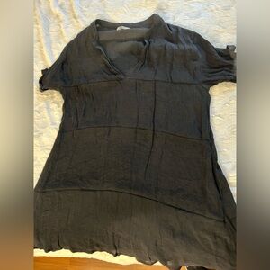 Swim coverup gauze black XXL